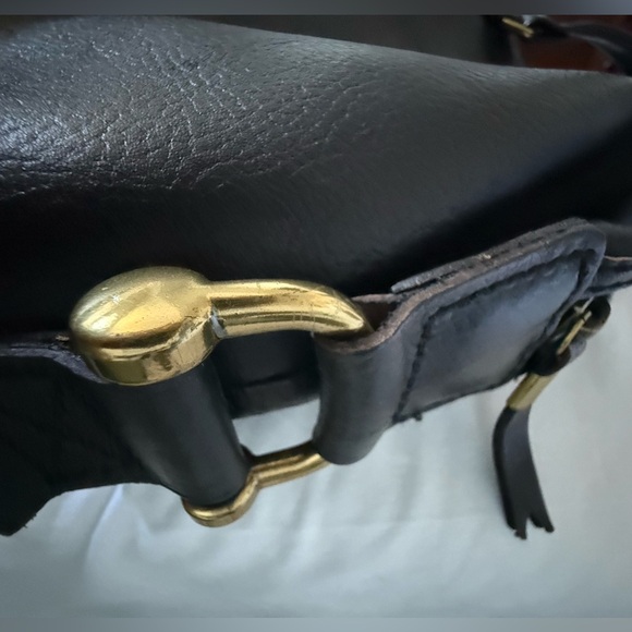 Madewell Glasgow Leather Black Satchel Bag - Picture 4 of 16